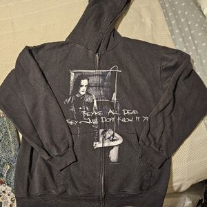 The Crow Zip Up Hoodie